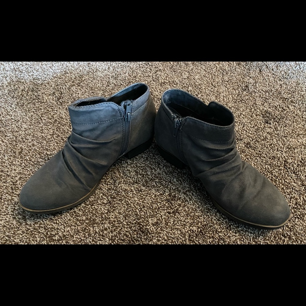 Grey Maurice’s booties